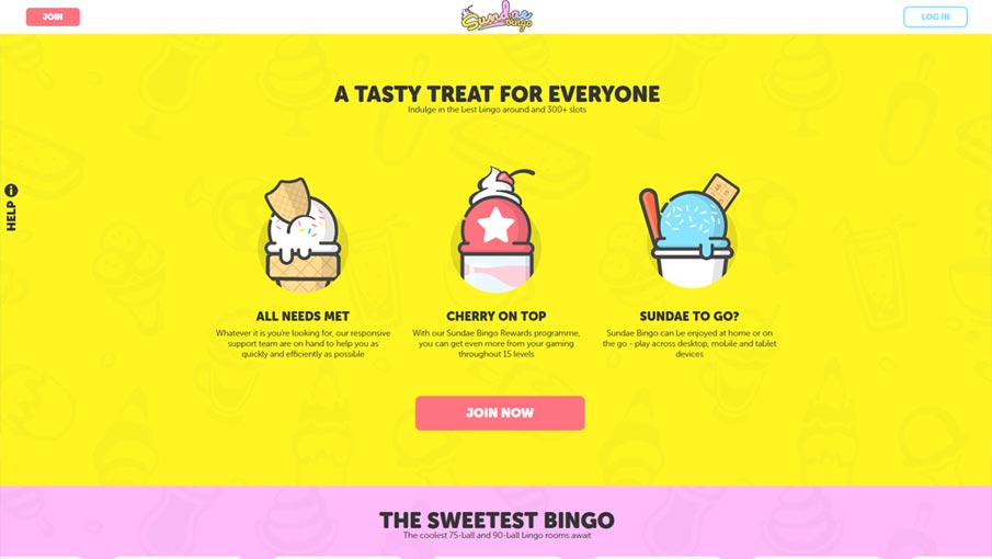 Sundae Bingo