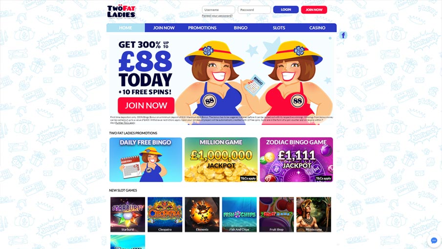 Two Fat Ladies Bingo